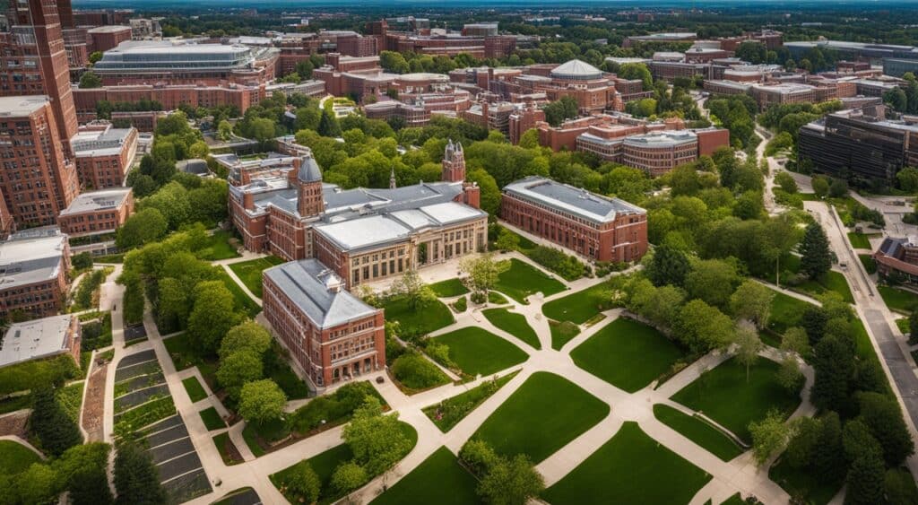 Ohio State University campus