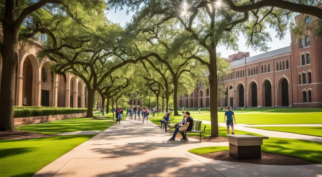 Rice University campus